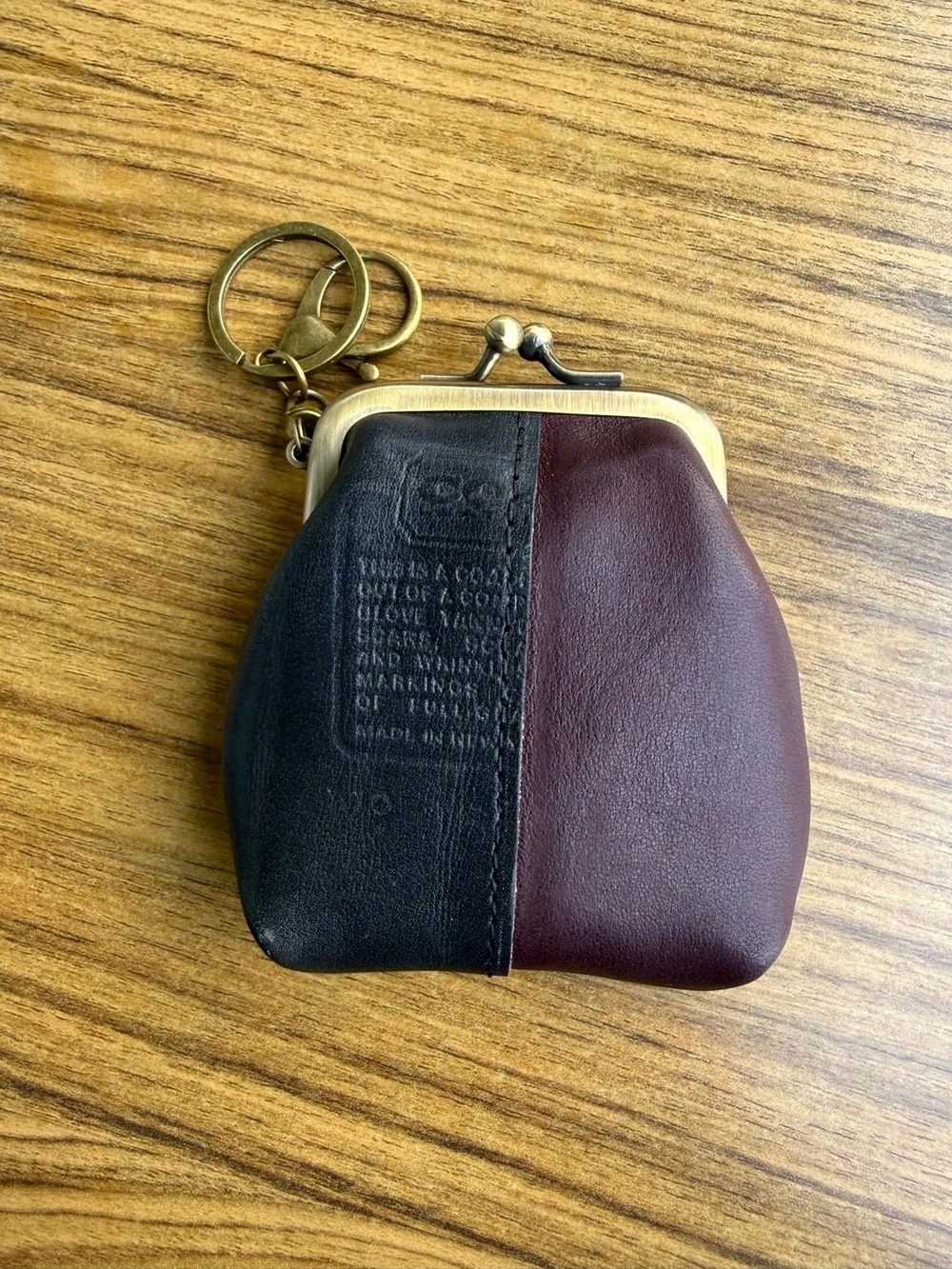 Upcrafted Coach Kisslock Coinpurse NEW